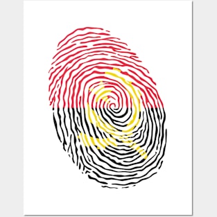 Angola Fingerprint Posters and Art